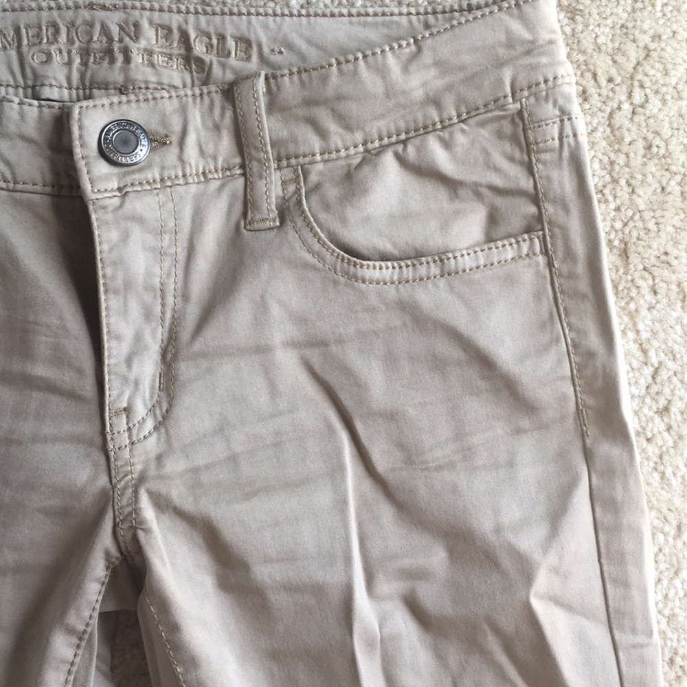 American eagle jegging khaki color